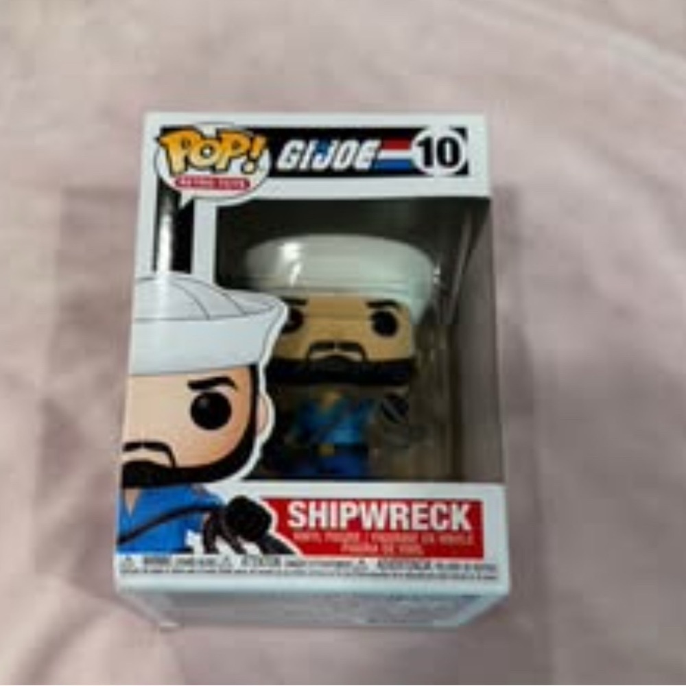Shipwreck Funko Collectible Box with White and Black Design